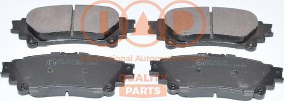 IAP QUALITY PARTS 704-17135X - Тормозные колодки, дисковые, комплект autospares.lv