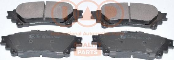 IAP QUALITY PARTS 704-17135 - Тормозные колодки, дисковые, комплект autospares.lv