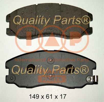 IAP QUALITY PARTS 704-20090 - Тормозные колодки, дисковые, комплект autospares.lv