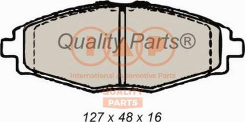 IAP QUALITY PARTS 704-20060X - Тормозные колодки, дисковые, комплект autospares.lv