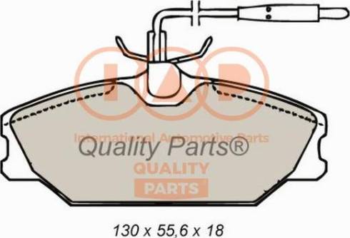 IAP QUALITY PARTS 704-20000X - Тормозные колодки, дисковые, комплект autospares.lv