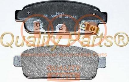 IAP QUALITY PARTS 704-20102X - Тормозные колодки, дисковые, комплект autospares.lv