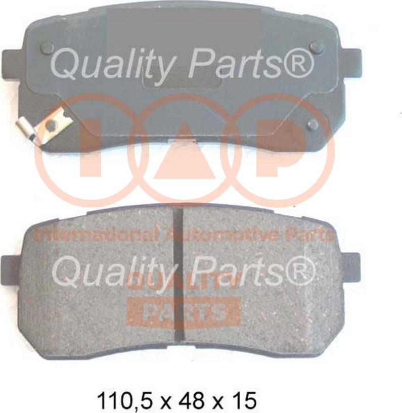 IAP QUALITY PARTS 704-21054G - Тормозные колодки, дисковые, комплект autospares.lv