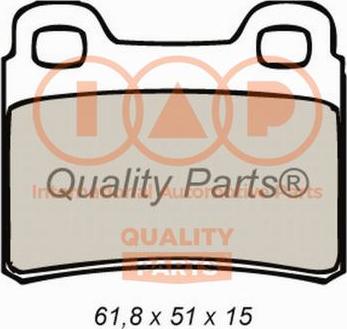 IAP QUALITY PARTS 704-21011 - Тормозные колодки, дисковые, комплект autospares.lv