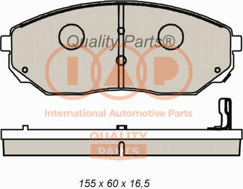 IAP QUALITY PARTS 704-21083 - Тормозные колодки, дисковые, комплект autospares.lv