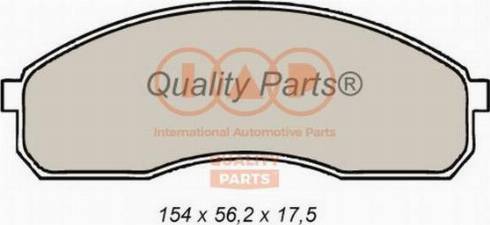 IAP QUALITY PARTS 704-21082X - Тормозные колодки, дисковые, комплект autospares.lv