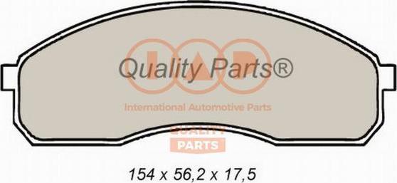 IAP QUALITY PARTS 704-21082 - Тормозные колодки, дисковые, комплект autospares.lv