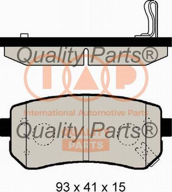 IAP QUALITY PARTS 704-21073X - Тормозные колодки, дисковые, комплект autospares.lv