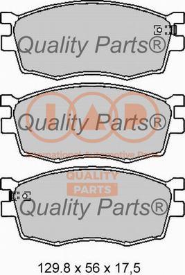 IAP QUALITY PARTS 704-21072G - Тормозные колодки, дисковые, комплект autospares.lv