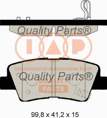 IAP QUALITY PARTS 704-21111G - Тормозные колодки, дисковые, комплект autospares.lv