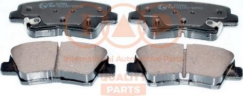 IAP QUALITY PARTS 704-21177 - Тормозные колодки, дисковые, комплект autospares.lv