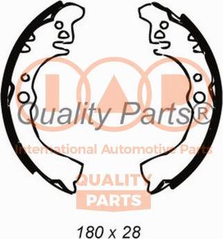 IAP QUALITY PARTS 705-03090 - Комплект тормозных колодок, барабанные autospares.lv