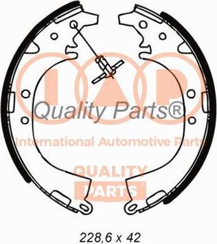 IAP QUALITY PARTS 705-03097 - Комплект тормозных колодок, барабанные autospares.lv