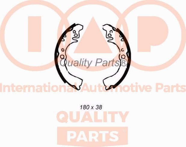 IAP QUALITY PARTS 705-03067 - Комплект тормозных колодок, барабанные autospares.lv