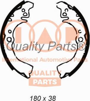 IAP QUALITY PARTS 705-03067 - Комплект тормозных колодок, барабанные autospares.lv