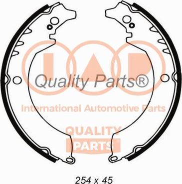 IAP QUALITY PARTS 705-03020 - Комплект тормозных колодок, барабанные autospares.lv