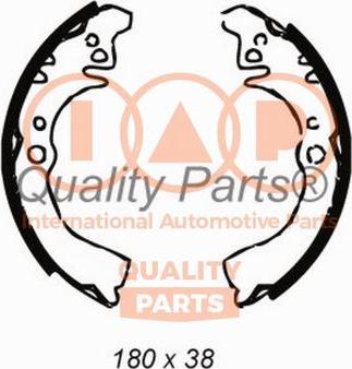 IAP QUALITY PARTS 705-03076 - Комплект тормозных колодок, барабанные autospares.lv