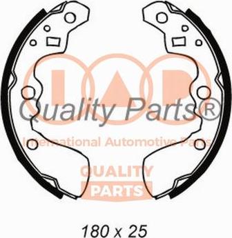 IAP QUALITY PARTS 705-03072 - Комплект тормозных колодок, барабанные autospares.lv