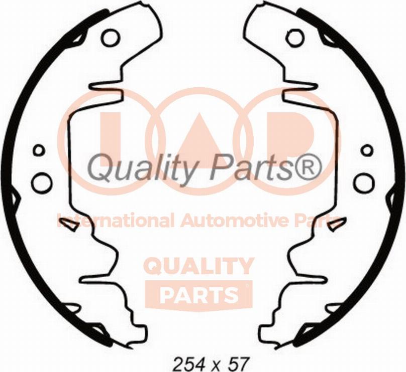 IAP QUALITY PARTS 70502012X - Комплект тормозных колодок, барабанные autospares.lv