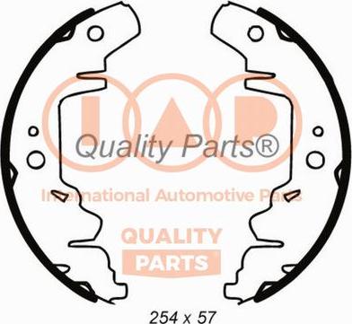 IAP QUALITY PARTS 705-21050 - Комплект тормозных колодок, барабанные autospares.lv