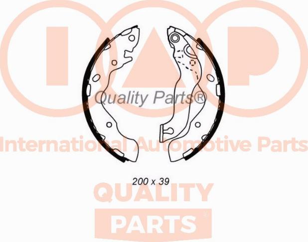 IAP QUALITY PARTS 705-07094 - Комплект тормозных колодок, барабанные autospares.lv