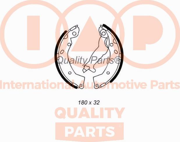 IAP QUALITY PARTS 705-07045 - Комплект тормозных колодок, барабанные autospares.lv