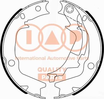 IAP QUALITY PARTS 705-07048 - Комплект тормозных колодок, барабанные autospares.lv