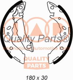 IAP QUALITY PARTS 705-07050 - Комплект тормозных колодок, барабанные autospares.lv