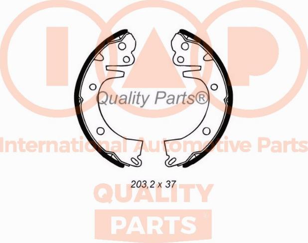 IAP QUALITY PARTS 705-07010 - Комплект тормозных колодок, барабанные autospares.lv