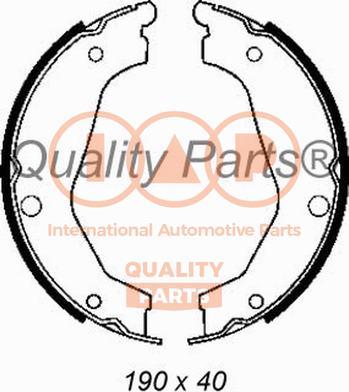 IAP QUALITY PARTS 705-07082 - Комплект тормозов, ручник, парковка autospares.lv