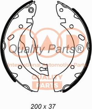 IAP QUALITY PARTS 705-07020 - Комплект тормозных колодок, барабанные autospares.lv