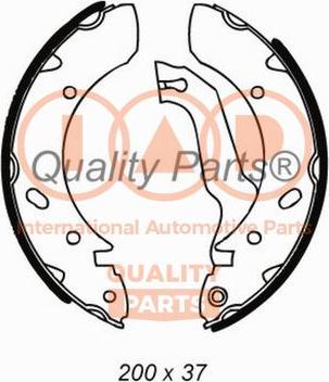 IAP QUALITY PARTS 705-07021 - Комплект тормозных колодок, барабанные autospares.lv