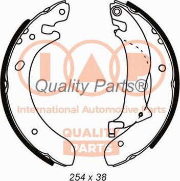 IAP QUALITY PARTS 705-14070 - Комплект тормозных колодок, барабанные autospares.lv