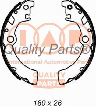 IAP QUALITY PARTS 705-16096 - Комплект тормозных колодок, барабанные autospares.lv