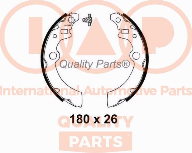 IAP QUALITY PARTS 705-16098 - Комплект тормозных колодок, барабанные autospares.lv