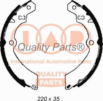 IAP QUALITY PARTS 705-16050 - Комплект тормозных колодок, барабанные autospares.lv