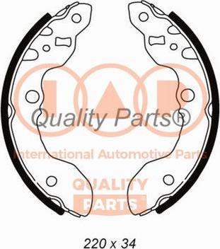 IAP QUALITY PARTS 705-16053 - Комплект тормозных колодок, барабанные autospares.lv