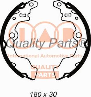 IAP QUALITY PARTS 705-16080 - Комплект тормозных колодок, барабанные autospares.lv