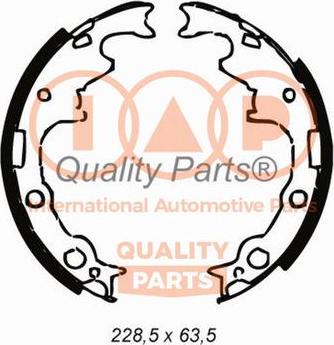 IAP QUALITY PARTS 705-10040 - Комплект тормозных колодок, барабанные autospares.lv