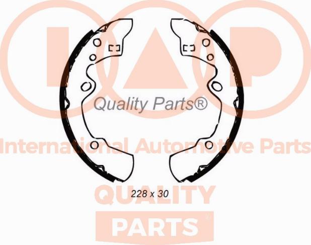 IAP QUALITY PARTS 705-11050 - Комплект тормозных колодок, барабанные autospares.lv