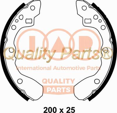 IAP QUALITY PARTS 705-11051 - Комплект тормозных колодок, барабанные autospares.lv