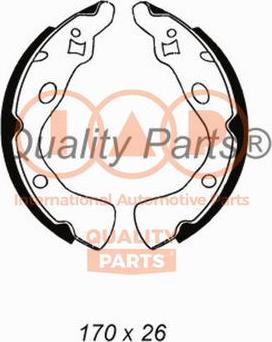 IAP QUALITY PARTS 705-11012 - Комплект тормозных колодок, барабанные autospares.lv