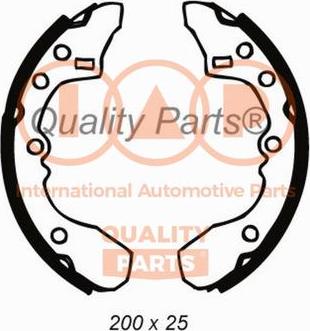 IAP QUALITY PARTS 705-11020 - Комплект тормозных колодок, барабанные autospares.lv