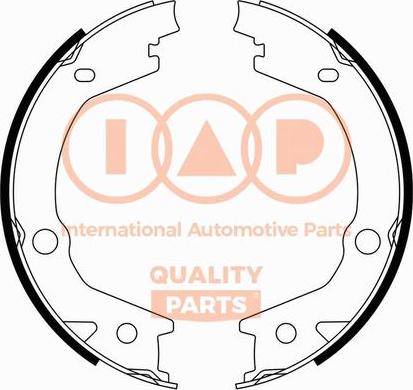 IAP QUALITY PARTS 705-18040 - Комплект тормозов, ручник, парковка autospares.lv