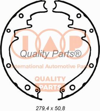 IAP QUALITY PARTS 705-18010 - Комплект тормозных колодок, барабанные autospares.lv