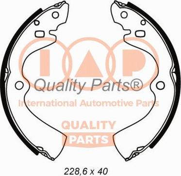 IAP QUALITY PARTS 705-13096 - Комплект тормозных колодок, барабанные autospares.lv