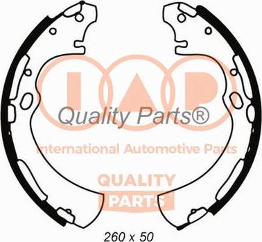 IAP QUALITY PARTS 705-13041 - Комплект тормозных колодок, барабанные autospares.lv