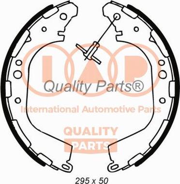 IAP QUALITY PARTS 705-13043 - Комплект тормозных колодок, барабанные autospares.lv
