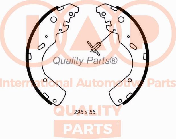 IAP QUALITY PARTS 705-13047 - Комплект тормозных колодок, барабанные autospares.lv