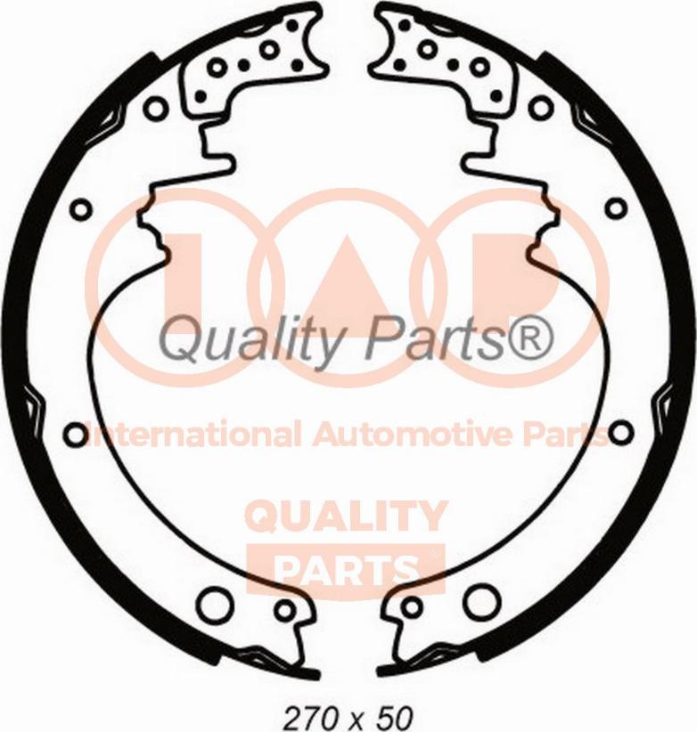 IAP QUALITY PARTS 705-13010 - Комплект тормозных колодок, барабанные autospares.lv